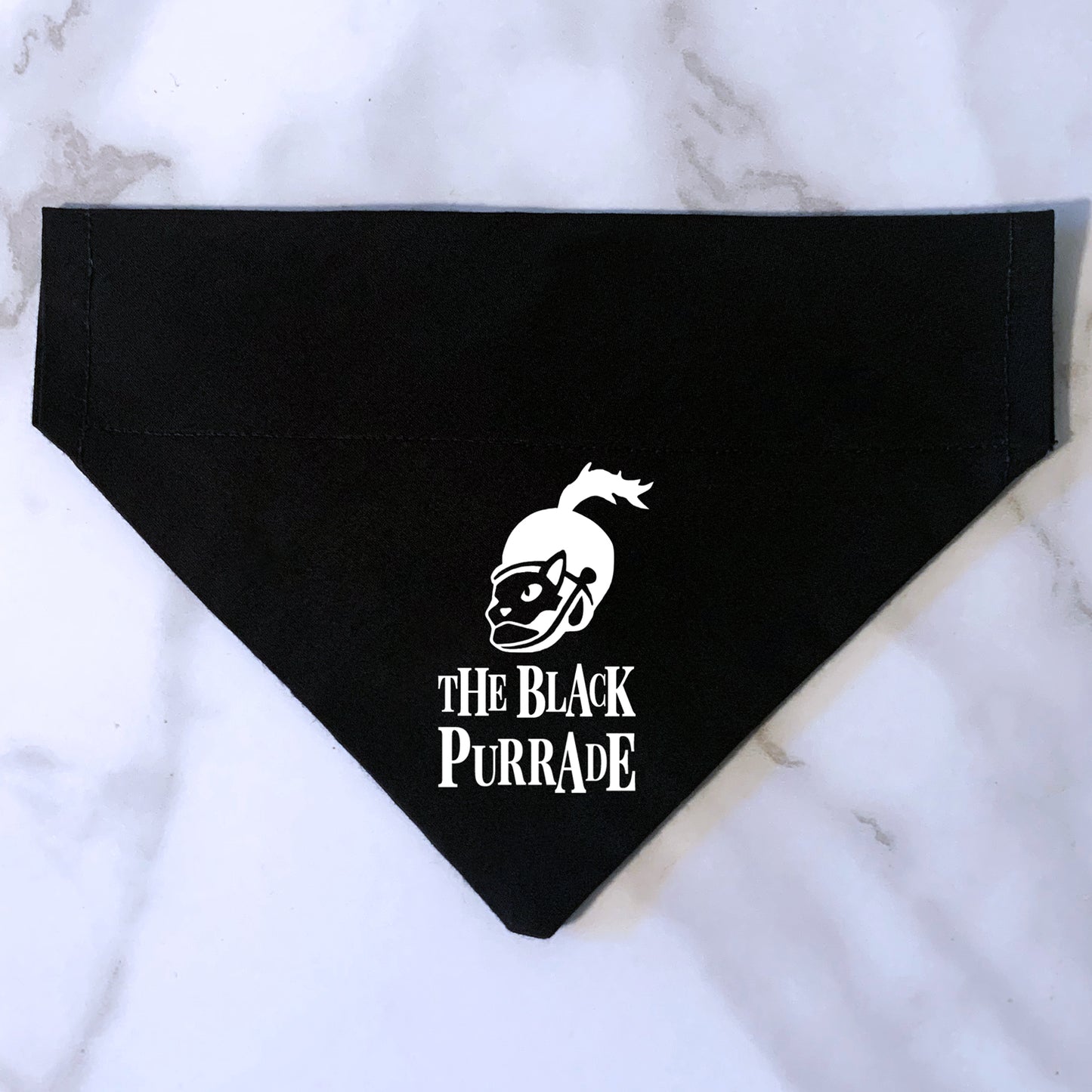 the black purrade - my chemical romance cat bandana