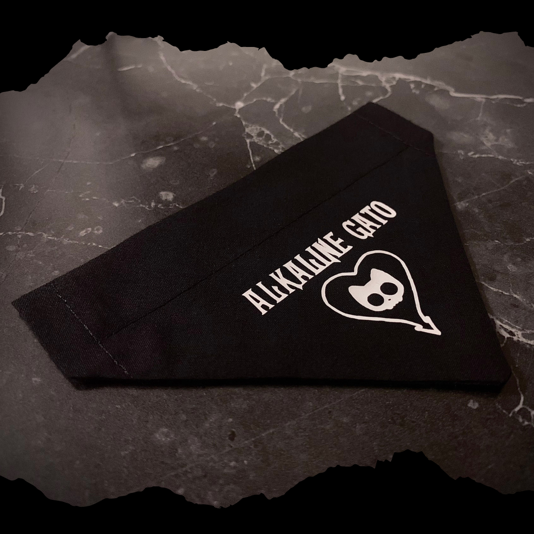 alkaline gato - alkaline trio cat bandana