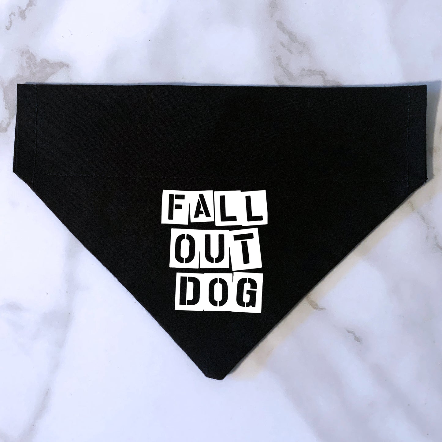 fall out dog - fall out boy dog bandana