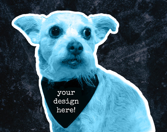 custom pet bandana order