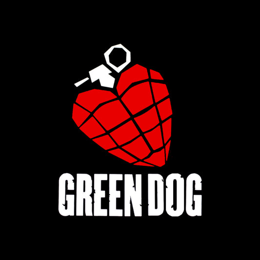 green dog - green day dog bandana