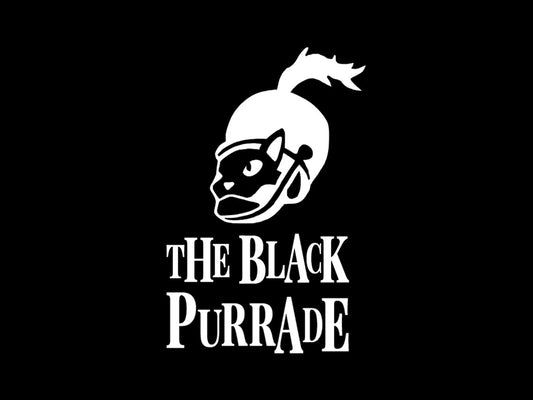 the black purrade - my chemical romance cat bandana